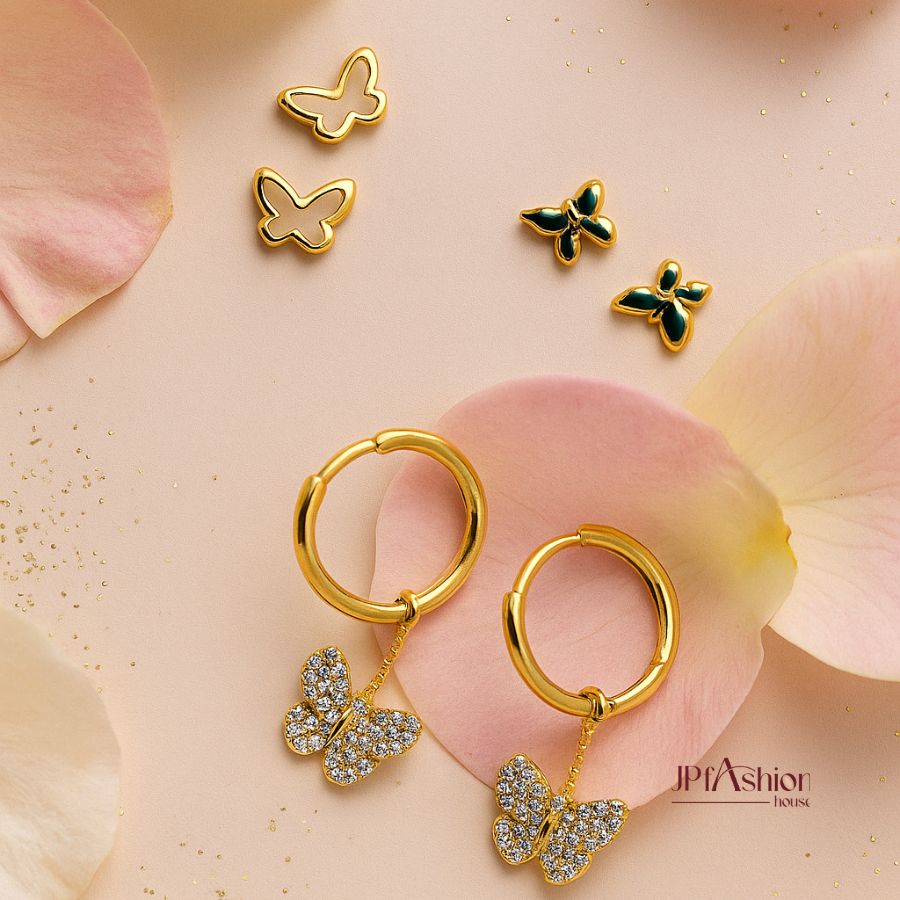 Butterfly Bliss Earring Set 3-pair