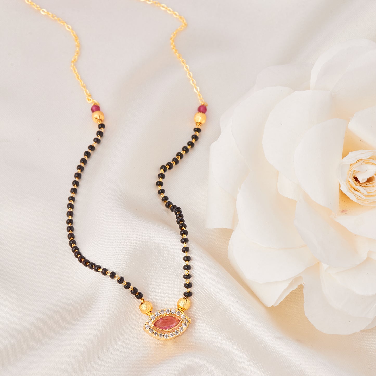 Blush Marquise Elegance Mangalsutra For Women