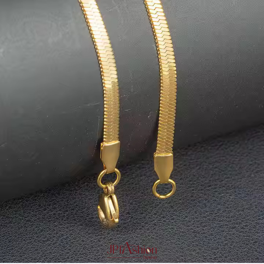 Men’s Gold-Tone Snake Chain Necklace