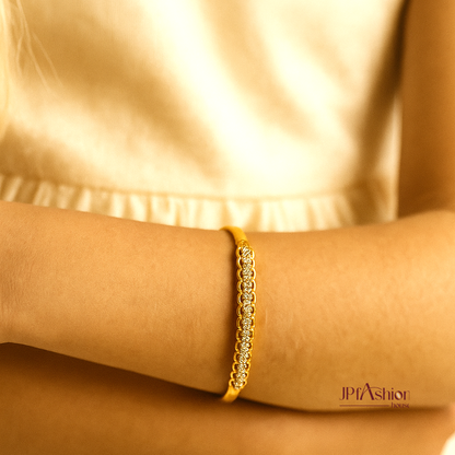 ShimmerBloom Gold Bangle Baby Kada