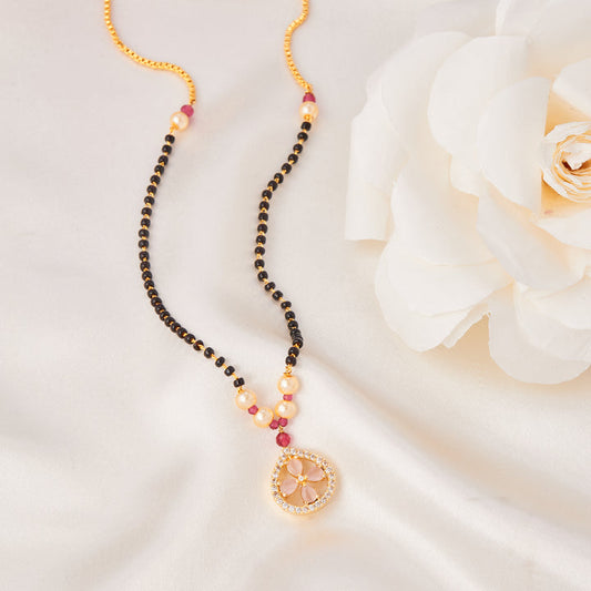 Delicate Gold-Plated Mangalsutra For Women
