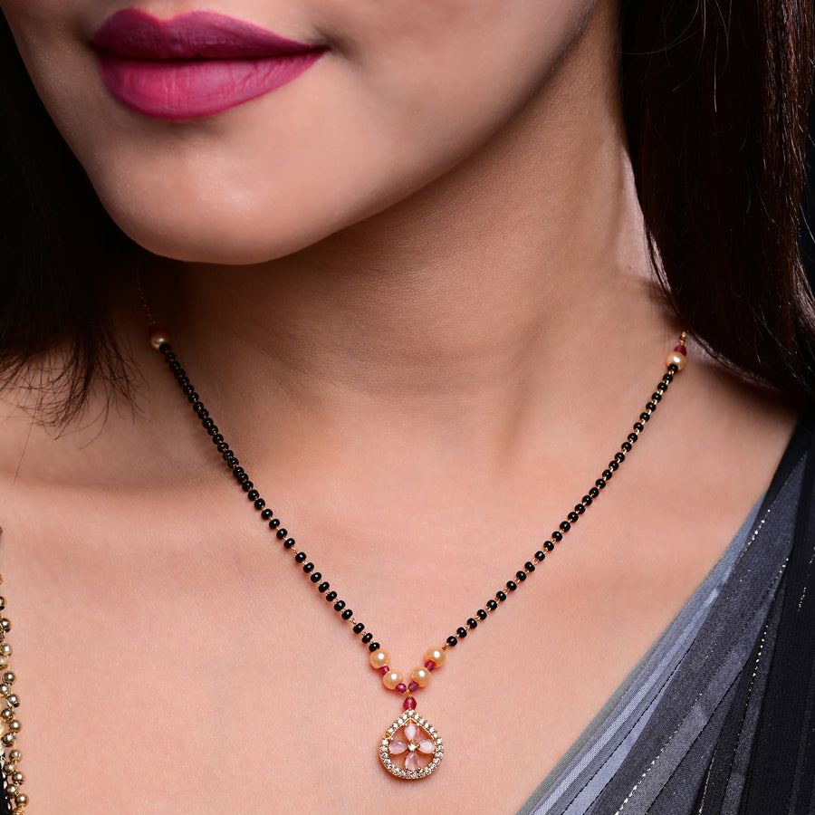 Delicate Gold-Plated Mangalsutra For Women