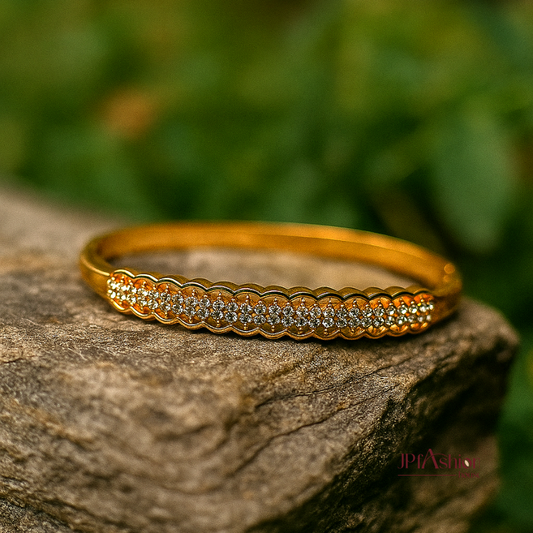 ShimmerBloom Gold Bangle Baby Kada