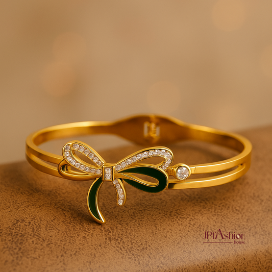Daisy Sparkle Bangle Bracelet
