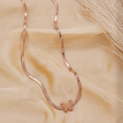 Butterfly Snake Necklace For Women