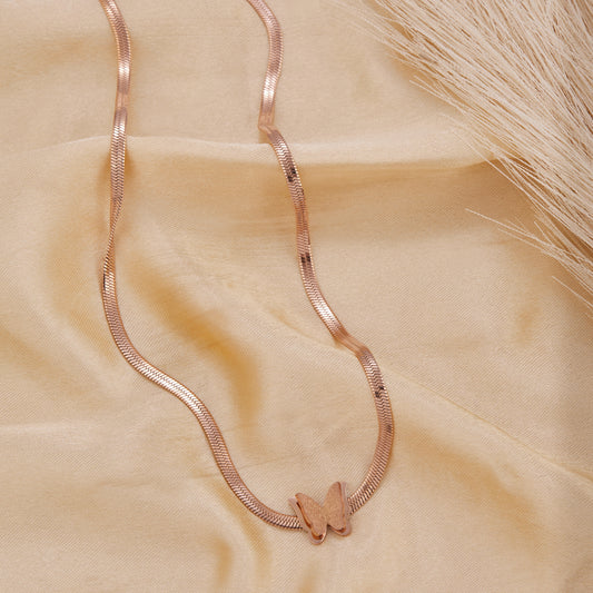 Butterfly Snake Necklace For Women