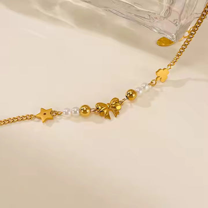 Twinkle & Grace Gold Plated Anti-Tarnish Nail Bracelet