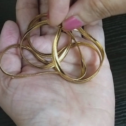Men’s Gold-Tone Snake Chain Necklace